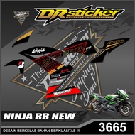 3665 NEW NINJA RR STRIPING STICKER SEMIFULL GRAPHIC VARIATION LINE READY STOCK NOLIMIT