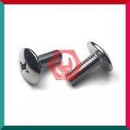 CHROME BODY BOLT M6x16