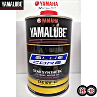 YAMAHALUBE YAMALUBE Blue Core Semi Synthetic 4 Stroke Motorcycle Oil For Yamaha Scooter (Minyak Hita