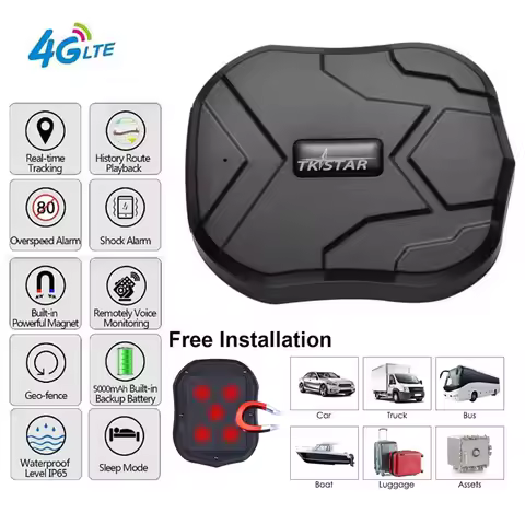 TKSTAR 4G LTE TK905 gps vehicle tracker 5000mAh 60 days Long Standby Magnet Gps locator gps tracker