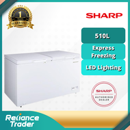 【FREE SHIPPING】Sharp 510L Chest Freezer SJC518 SJC-518