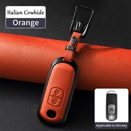 Cover Kunci MAZDA 2 3 5 6 CX3 CX4 CX5 CX7 CX8 CX9 Leather Car Key Cover Case Accessories