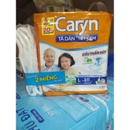 Caryn diapers 60 pieces FREE 12 pieces size M, L 38_68kg with effective anti-spill partition to prev
