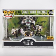 Funko Pop Disney Villains-Scar with Hyenas Hot Topic Exclusive 1204