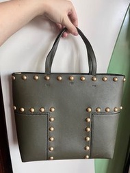 Tory Burch leather handbag 全皮窩釘手挽袋