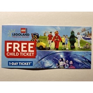 [BrickBear] Free Child Ticket Legoland Kids Go Free 1-Day Voucher