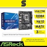 Asrock H610M-HDV M.2 Intel LGA1700 Socket MATX Motherboard