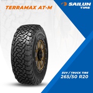 Sailun Tires R20 Terramax A/T-M VIETNAM 265 50 R20 SUV Truck Van tire Best fit for Ford Everest Chrysler Aspen Dodge Durango Jeep Grand Cherokee Land Rover Discovery Land Rover Range Rover Mercedes-Benz X-class Concept Fortuner Montero Pajero