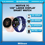 Riversong Motive 7C  Smart Watch, 1.52" Large Display - Warranty by Riversong Malaysia