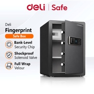 Deli Locksworth VS4591 Digital Safe Box Fingerprint Password Lock Money Security 保险箱