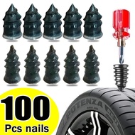 Tire Puncture Repair Nails for Car Motorcycle Scooter Bike Vacuum Tyre Repairing Rubber Metal Nail S