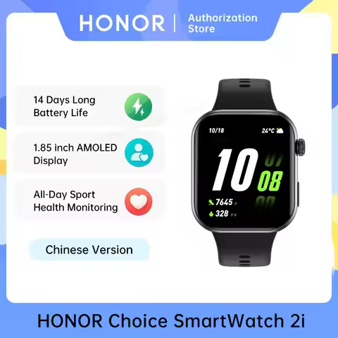HONOR Choice Smartwatch 2i 1.85 inch AMOLED Bluetooth Smart Watch Health Sport Monitoring Fitness Wa