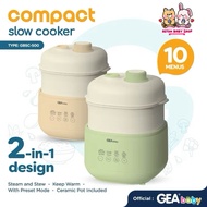 GEA Baby Smart Digital Slow Cooker & Steamer (GBSC-500) GBSC500 - Slow Cooker Electric Cooking Tool