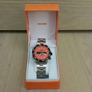 Beams 鋼帶防水電子行針錶