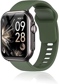 NOUKAJU Band for RUXINGX G62 Smart Watch, SmartWatch Replacement Band,Soft Silicone Strap,SmartWatch