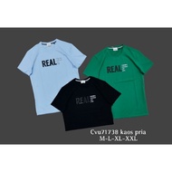 Men's T-shirt 71738, premium spandex material, REAL writing application. Sizes ML-XL-XXL