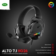 Wanwei Fantech ALTO HG26 7.1 Virtual Surround Sound Gaming Headset / Extra comfortable ear-Cushions 