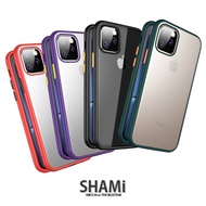 iPaky Color Top All-Inclusive Frosted Frame iPhone 11 Pro Max Anti-Fingerprint Phone Case With Back 