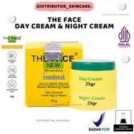 The Face Cream Arrange Temulawak/Day Cream &amp; Night Cream/The Face Temulawak Day &amp; Night Cream 50gr/(100% ORI) The Face Temulawak/The Face Temulawak Original Bpom/Cream Temulawak Bpom