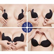 Women Silicone Adhesive Stick On Magic Push Up Strapless Bra