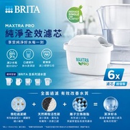 BRITA｜MAXTRA PRO 純淨全效濾芯 濾水壺濾芯 (6個裝)