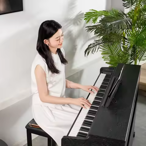 Heavy Hammer Action 88-Key Digital Piano Electric Digital Keyboard Instrument Music Piano Upright Pi