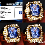 Blue Saffire Ceylon Chusion Full Ds Up Clean Attractive Clean + Memo SGR Lab