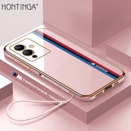 Hontinga ปลอกเคสสำหรับ Infinix Note 12 Pro 5G 4G Smart 6 Plus Case Fashion Racing Luxury Chrome Plated Soft TPU Square Phone Case Full Cover Camera Protection Anti Gores Rubber Cases For Boys