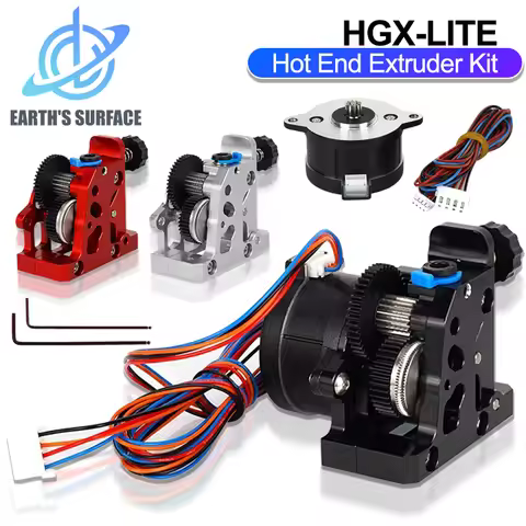 Dual Gear Extruder HGX-LITE-Extruder Hard Steel Reduction Gear With High Speed Motor for CR10 CR 10S