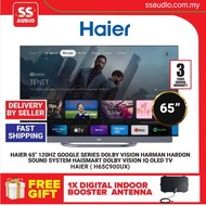 【DELIVERY BY SELLER 】HAIER  H65C900UX 65" 120HZ GOOGLE HARMAN HARDON SOUND SYSTEM HAISMART DOLBY VIS