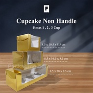 [10 pcs]/ Cupcake Box Non-Handle Cupcake Box