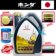 100%ORIGINAL HONDA 0W20 GENUINE ENGINE OIL FULLY SYNTHETIC GOLD SP 0W20/0W-20 (4L)