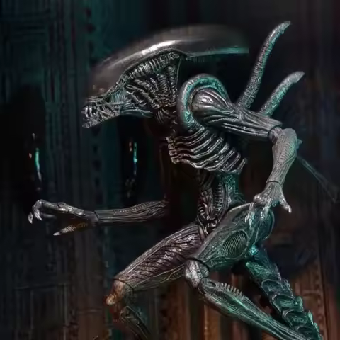 18CM Boxed 2026 NEW NECA Alien Vs. Predator Alien Dog AVP PVC Action Figures Toys New Year's Christm