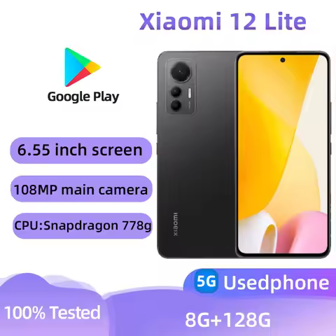 Xiaomi 12 Lite 5g Smartphone CPU Snapdragon 778g Screen 6.55-Inch RAM 8GB ROM 256GB 108MP Camera And