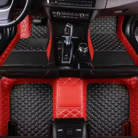 Custom Car Floor Mats for Kia Sportage 2011-2023 SOUL 2010-2017 K7 2011-2017 Color Blocked Carpets A