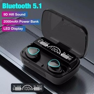 SAEID - FREE HEADSET U19 TWS M19 EARPHONE BLUETOOTH WIRELESS M19 TWS LED HEADSET BLUETOOTH 5.1 + POW