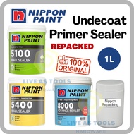 [Nippon Paint] 1 Liter Undercoat Primer Sealer 5100 5400 8000 1L / Cat Undercoat Dinding Rumah Pek S