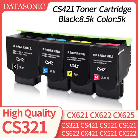 CS321 Toner Cartridge Compatible for Lexmark CS321 CS421 CS521 CS621 CS622 CX421 CX521 CX522 CX621 C