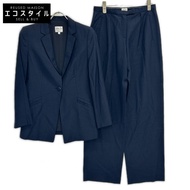 Armani Collezioni，2001 年款，海軍藍羊毛/人造絲混紡布料，40 碼 [二手]