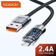 Toocki Display USB Cable For iPhone 11 12 13 14 Pro Max Xs Xr X 8 20W Lightning Fast Charging Charger Cable For ipad Macbook