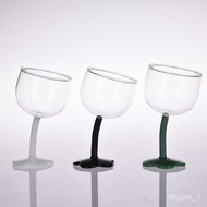 🚓Free Shipping🚓Vintage Glass Goblet Champagne Wine Glass Milkshake Ice Cream Glass Glass cocktail glass