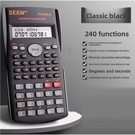 12 Digits Display Scientific Calculator 2-Line Screen Multifunctional 240 Functions Calculator Porta