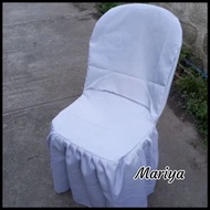 ◪ ❁ MonoBlock Chair Cover Katrina/Geana Cloth Monoblock Chair Cover Standard Size
