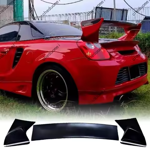 Toyota MR2 ZZW30 Spoiler Suitable For Toyota MR‑S MR2 ZZW30 2000‑2006 Real Carbon Fiber TRD Style Hi