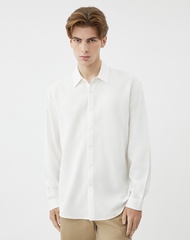 DAPPER เสื้อเชิ้ตแขนยาว Linen Blend Shirt มี 2 สี