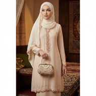 Baju kurung manik sequin (nude peachy color)