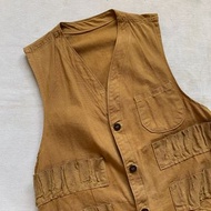 VINTAGE OLD HUNTING VEST DUCK BROWN CLASSIC OUTDOOR HUNTER 背心