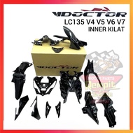 REMPIT LC135 INNER KILAT V4 V5 V6 V7 INNER KILAT INNER HITAM Doctor Bright Black