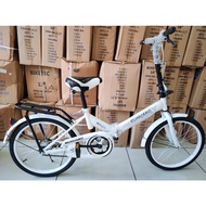 FOLDING BIKE SIZE 20 CARBON STEEL FRAME with free basket FOLDABLE BIKE