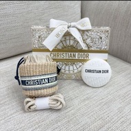 🎁全新DIOR 護手霜跟限定編織圓桶小廢包🏵️